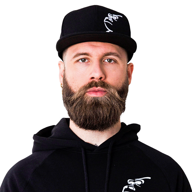 Cap Gorilla Outline black
